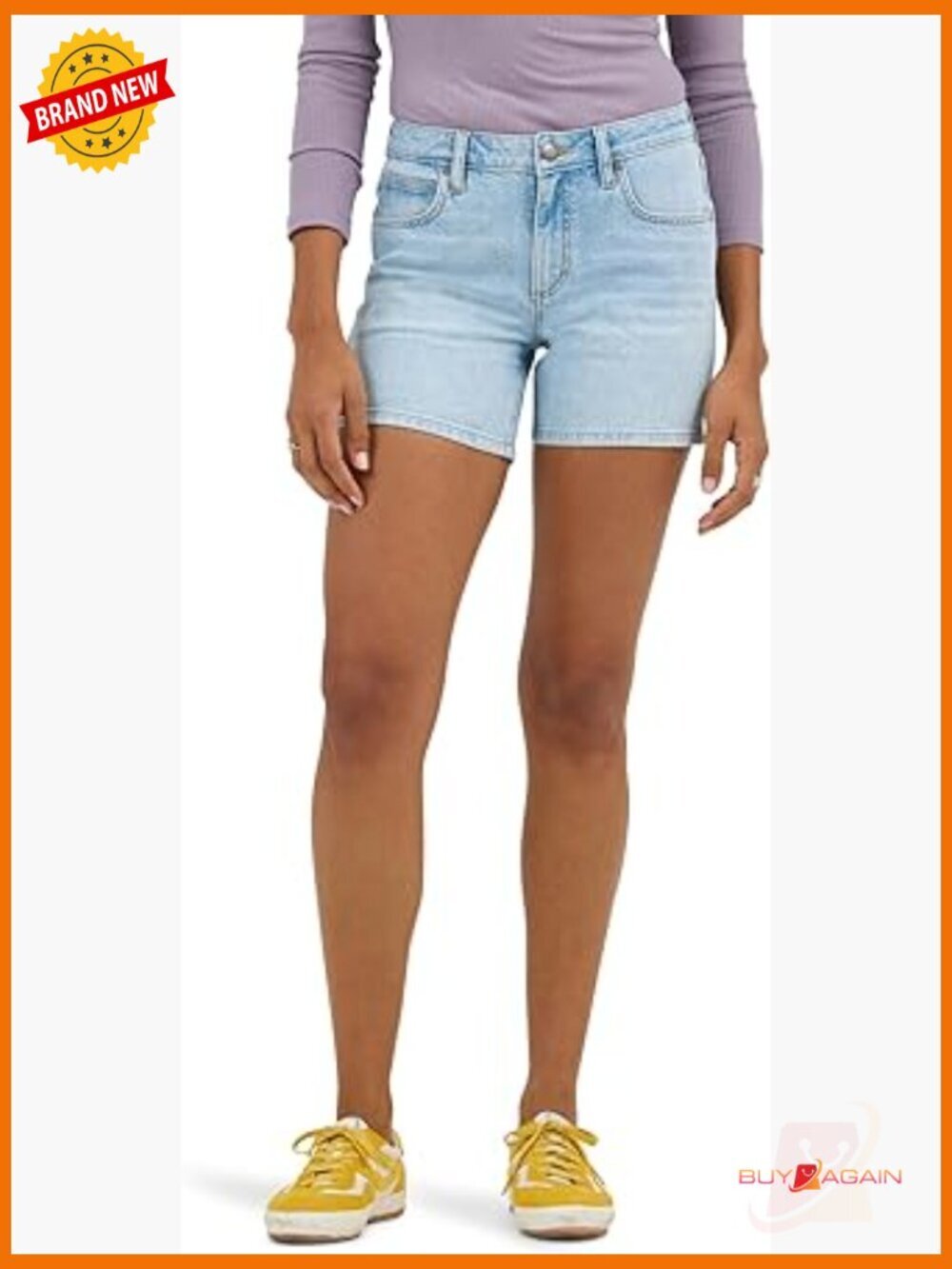 Legendary 5" Denim Shorts, Mid Rise, Regular Fit, Stretch Cotton, 5" Inseam